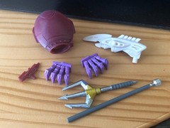 Complete Transformers G1 Pretender Octopunch Resin Reproduction Accessory Lot