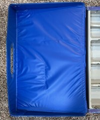 Vintage 1984 Transformers Collectors Carrying Case With Tray Tara Toy 15”x10”