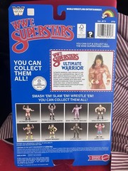 WWE LJN MATTEL SUPERSTARS ULTIMATE WARRIOR 8″ ACTION FIGURE BLACK CARD CHASE