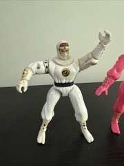 1995 Mighty Morphin Ninja Ranger Pink And White Action Figures Vintage