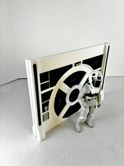 3D Printed Space Station Diorama Wall Display 6″ Figures Sci-Fi Scene Backdrop