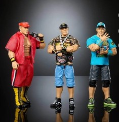 John Cena WWE Elite Collection John Cena 3-Pack Action Figure Retirement Set