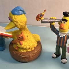 SESAME STREET FIGURES And DIE CASTS 1980’s ~LOT OF 10