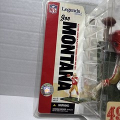2006 McFarlane NFL Legends Series 2 Joe Montana RED JERSEY FIGURE 49ers New