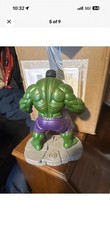 Hulk Plastic Figure Green/Purple w/ Gray Base Comic Book Heroes 11 inches