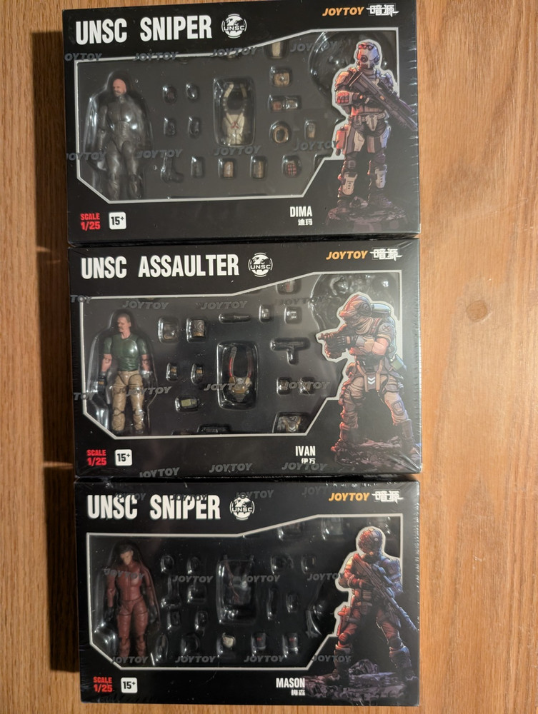 JoyToy 1/25 scale Dark Source Action Figures Lot of 3 NEW!