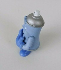 The CAN CREW Urban Spray Cans West Blue figurine collectible retired 1.5″