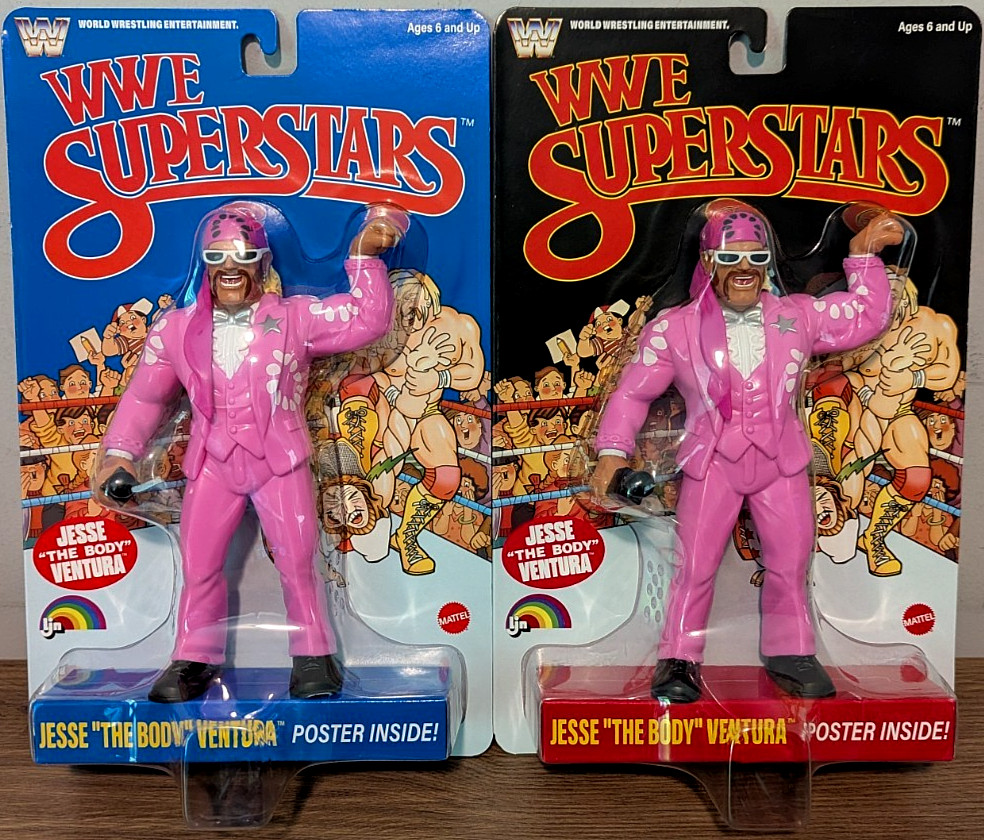 LJN Retro WWE Superstars Jesse The Body Ventura – Blue Card and Black Chase Card