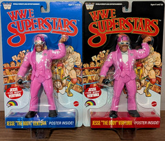 LJN Retro WWE Superstars Jesse The Body Ventura – Blue Card and Black Chase Card