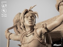3D Printed Fan Art Tomb Raider Diorama by Wicked