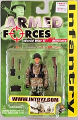 Vintage InToyZ Armed Forces Infantry World War II Military 4″-1:18 Action Figure