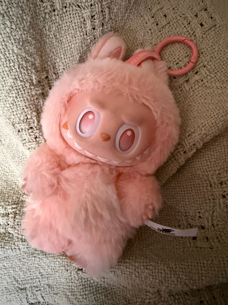 POP MART The Monsters Have a Seat Series Labubu Plush Keychain Baba No Box