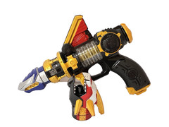 BANDAI DX Tensouder & Gosei Cards + 2 Weapons Power Rangers Megaforce Goseiger