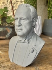 Vito Corleone Godfather Bust 6.5” 3D Printed Movie Collectible Statue