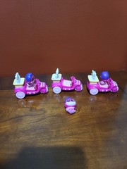 Disney DOORABLES CHESIRE CAT Let’s Go Road Trip vehicle with figure Lot of 3