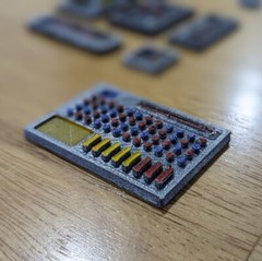 7x Control Panels for 3.75 IN FIGURE DIORAMA