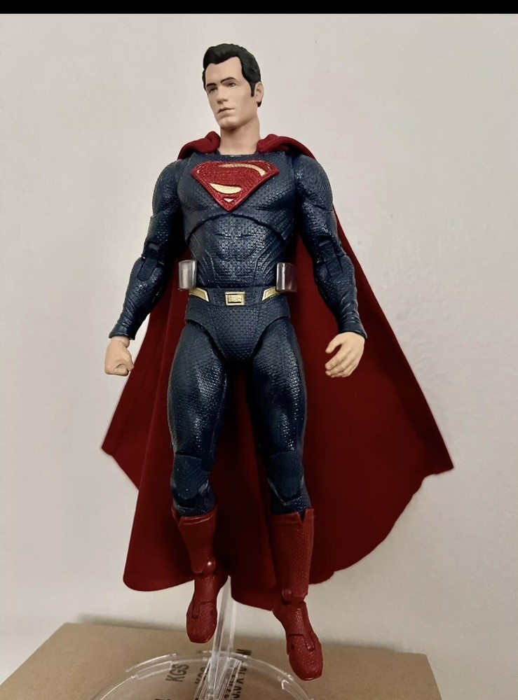 custom superman wired dark red cape 1/12 DC multiverse mcfarlane NOT FIGURE