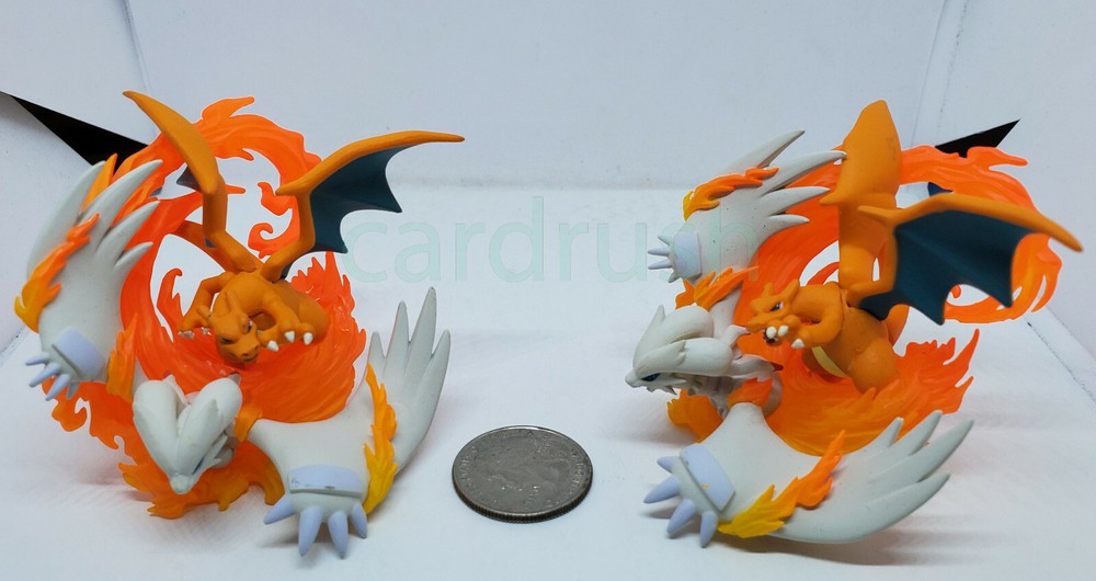 Pokemon Officially Licensed Nintendo COLLECTIBLE CHARIZARD & RESHIRAM FIGURE