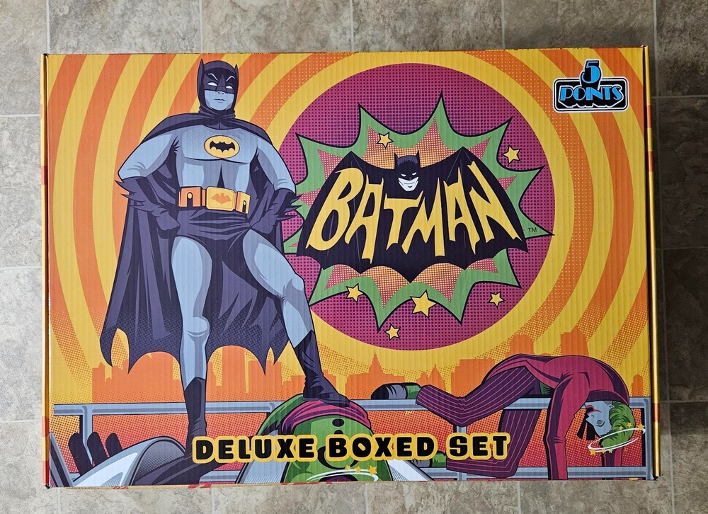 Batman (1966) Classic TV Series Mezco Toyz 5 Points Deluxe Box Batcave Set
