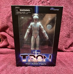 Diamond Select Toys TRON Action Figure White Blue Disney Boxed Sealed