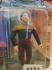 SIGNED ✍️ by Garrett Wang Star Trek Voyager Harry Kim 1995 Action Figure