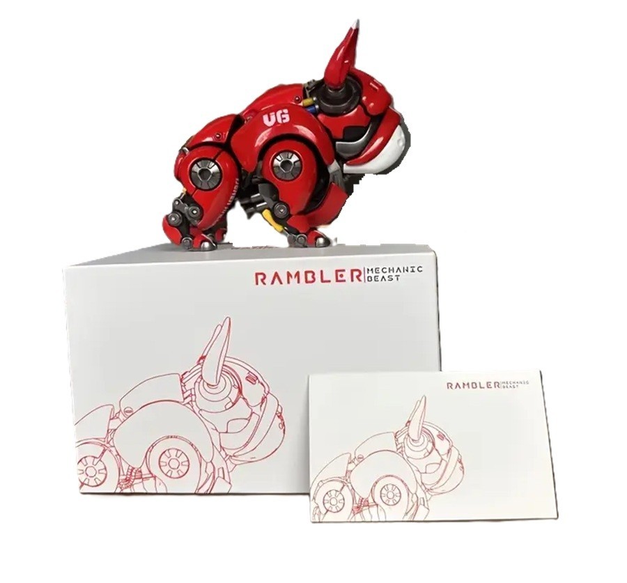 BULLDOG TOY HWJ RAMBLER BEAST RED MECHANICAL ACTION FIGURE NEW