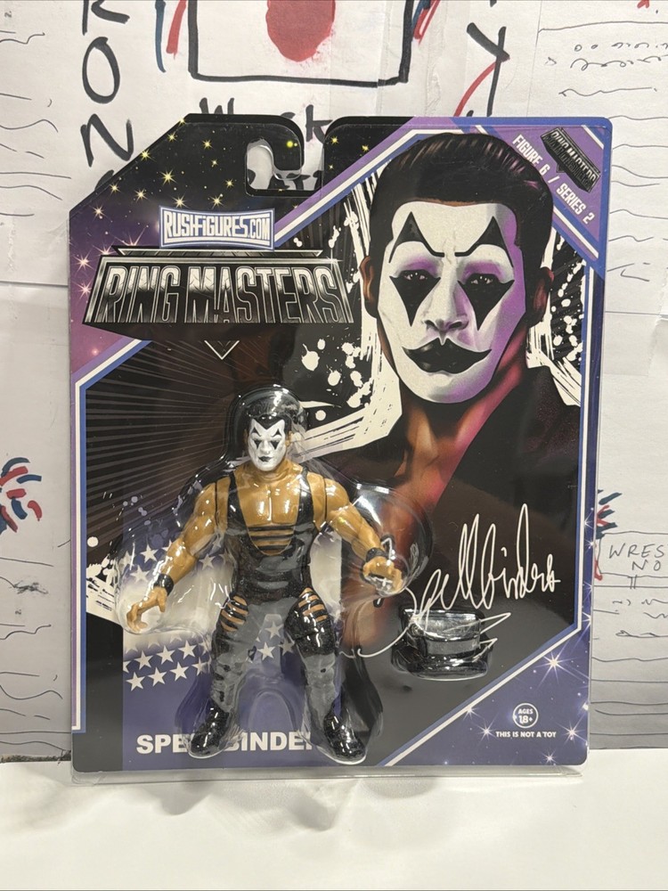 WWF Spellbinder Rush Ring Masters Phantasio Hasbro Retro Series 2 WWE IN HAND