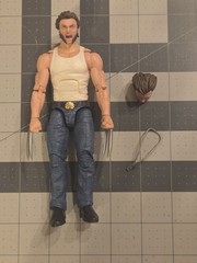 Marvel Legends Logan Wolverine From Movie Mcu Tank Top White Shirt