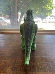 T-REX DINOSAUR Green Toys Roaring Eating Chomping Sounds Light Up Eyes