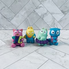 Hasbro Lost Kitties Lot Of 4 Miniature Collectible Figures