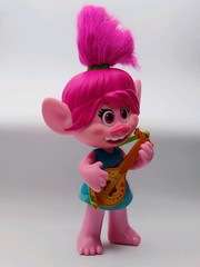 Trolls Poppy Doll Singing Guitar Hasbro DreamWorks Girls Just Wanna 11” tall B
