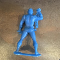 Vintage 1967 Marx 6” Lot Marvel Hulk – Captain America- Iron Man-Spiderman-Thor