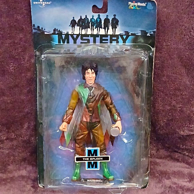 Playing Mantis The Spleen Mystery Men Action Figure, Plastic, Brown Green, Boxed