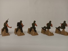 1974 Mattel heroes in Action Soldiers: 6-10