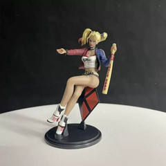11cm Pigtails Comic Girl Action Figure with Base PVC Model Collection Toy Gift