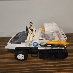 1985 G.I. Joe Snow Cat With Frostbite Driver. Complete. Hasbro ARAH. Read