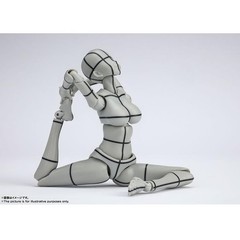 Body-chan Yabuki Edition Figure Wire Frame Gray 5.3 inches New