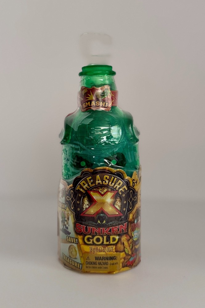 Treasure X Sunken Gold Bottle Smash NEW Sealed Action Figure w/ Treasure Inside