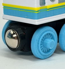 Wooden Railway Connor or Caitlin Custom Coach and Brake Van for Thomas Train