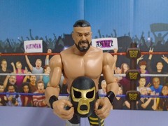 WWE Andrade Main Event Series 155 figure AEW Don Callis Family + Bonus Mask