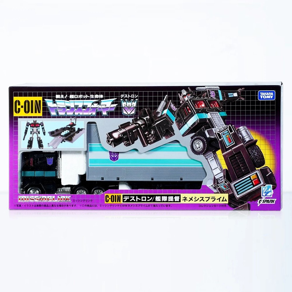 Hasbro Takara Tomy Transformers Missing Link C-01N Nemesis Prime Figure In Stock