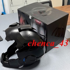 New in US!! Autoking Iron Man Helmet Full Black MK5 1/1 Voice-controll Mask Gift