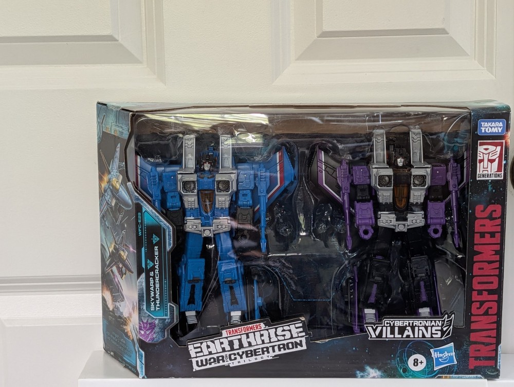 Transformers Cybertron Earthrise Villains Skywarp Thundercracker Complete Manual