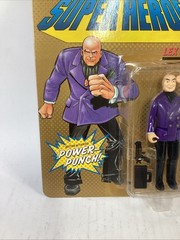 Toybiz DC Comics 1989 Super Heroes Evil Genius Lex Luthor Power Punch!