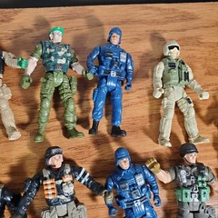 Chap Mei Soldier Military Lot 20 Action Figures Army Special Forces Various Toys