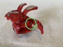 BAKUGAN Infinity Trister G-Change 600g-1000g Red Pyrus MECHTANIUM SURGE