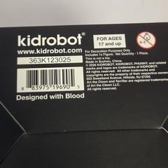 Kidrobot Phunny Terrifier 3 Art The Clown Santa Edition Collector Plush MIB❤️🖤☠