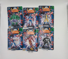 Marvel Miniature Alliance Figurine Lot of 6 Monogram Spider-Man Iron Man Sealed