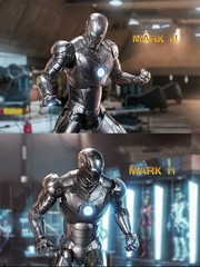 Marvel Avengers Iron Man Mark 2 MK2 Ironman Toy Action Figure Collection Model