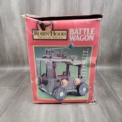 Kenner Robin Hood Prince Of Thieves Battle Wagon Brand New BOX NOT SO MUCH